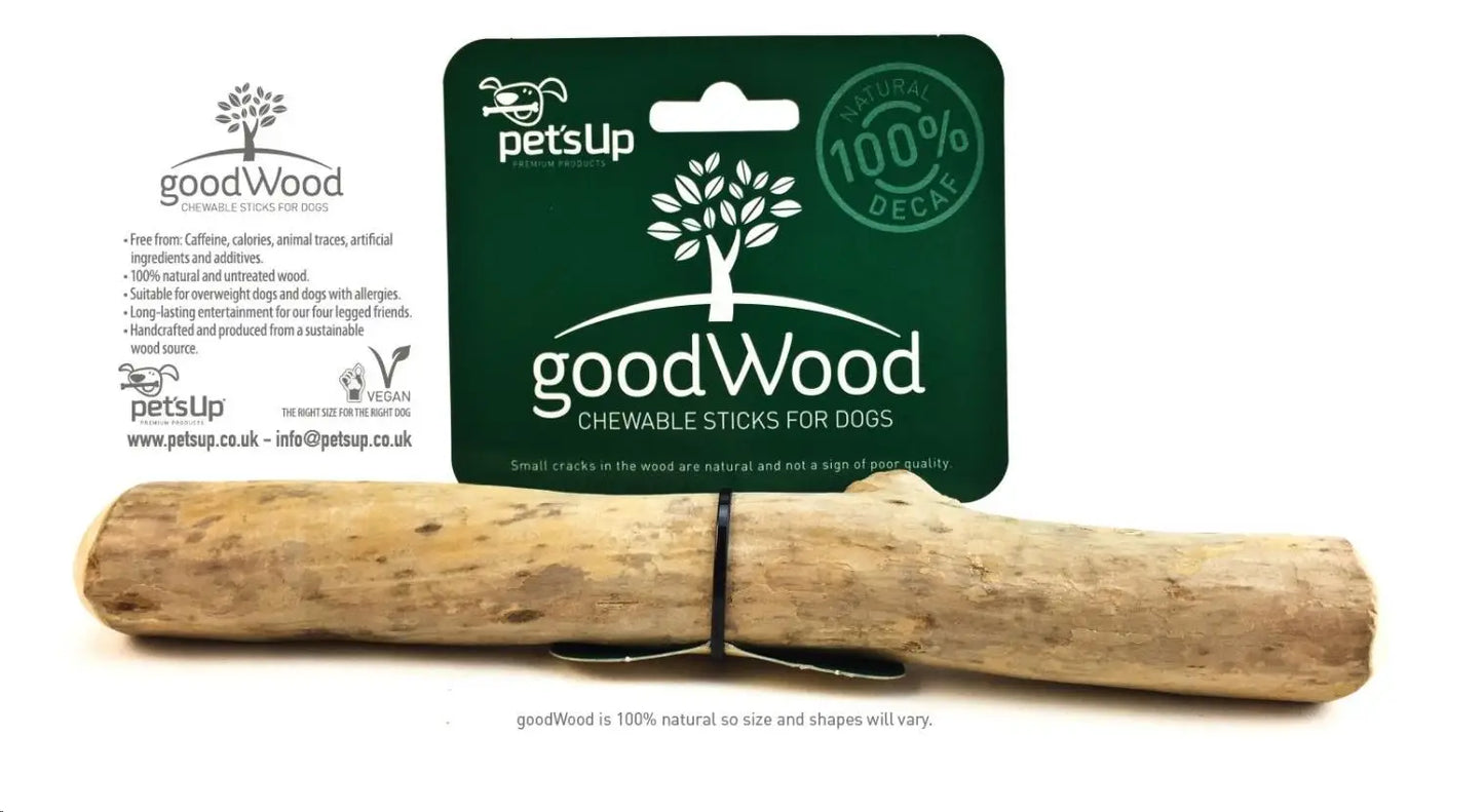 Goodwood Madera de café masticable T-M perros hasta 20k