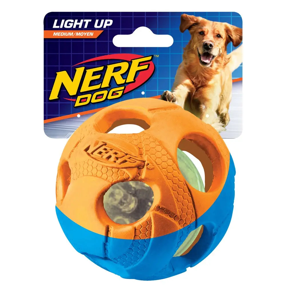 Juguete nerf light up pelota agujeros led t m NERF Mascotas Avila