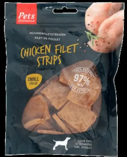 Snack Dog Pets Filete de Pollo tiras masticables 150g