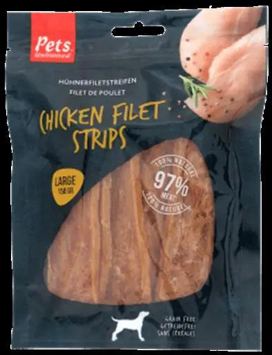 Snack Dog Pets Filete de Pollo tiras masticables 150g