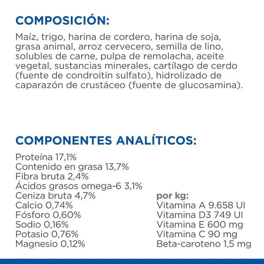 Hill'S Science Plan Mature Adult 7+ Active Longevity Cordero y Arroz 14 kg Alimento para Perros