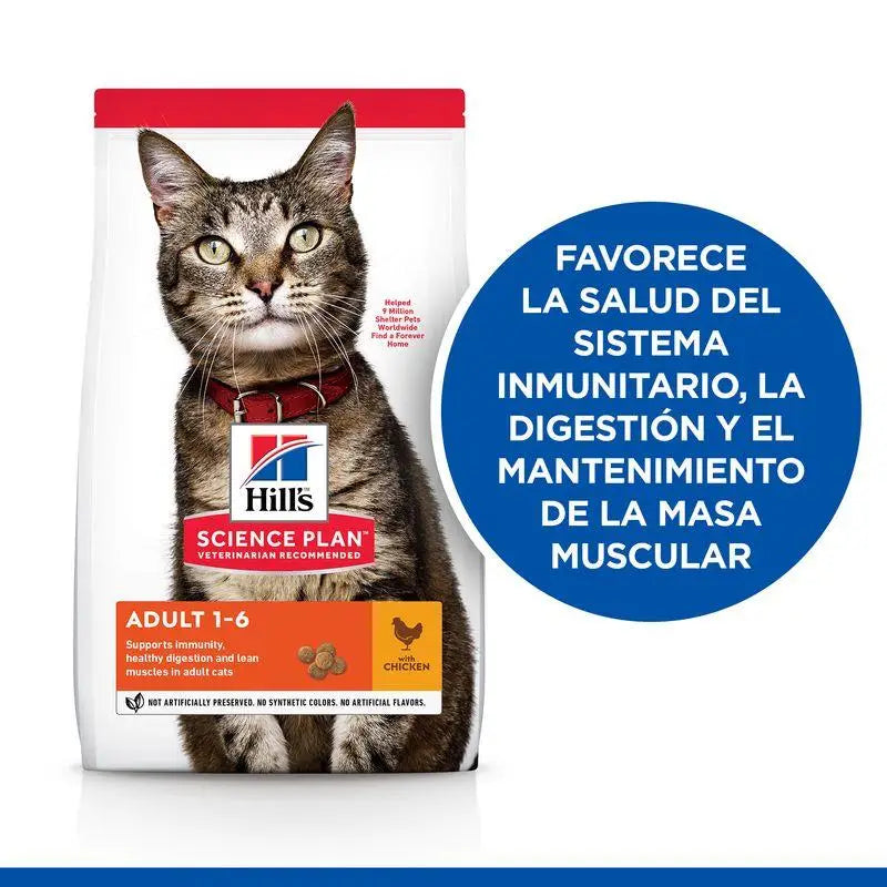 HILL'S SP FELINE ADULTO CON POLLO 3KG
