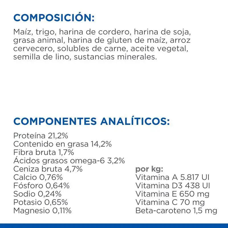 Hill's SP Canine Adult Medium Cordero & Arroz 18kg