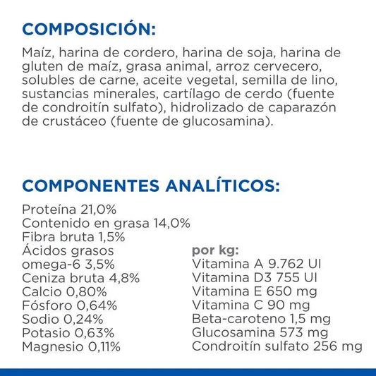 Hill'S Science Plan Adult Large Breed Cordero y Arroz 14 kg Alimento para Perros