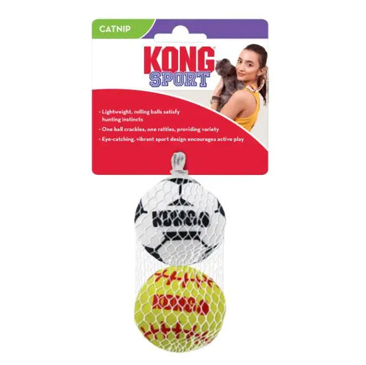KONG Cat Sport Balls 2-Pk