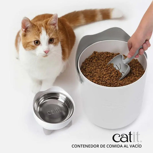 Catit Pixi Contenedor de Comida Al Vacío para Gatos