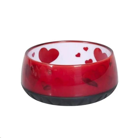 Karlie Comedero Perro Corazones