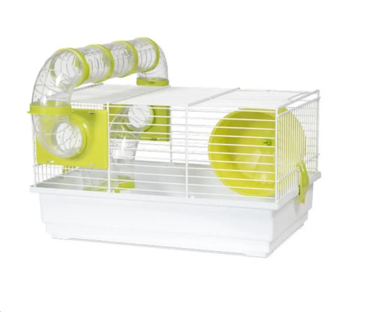 Jaula Hamster 915 Blanca O Negra(39X25,5X27 Cm)