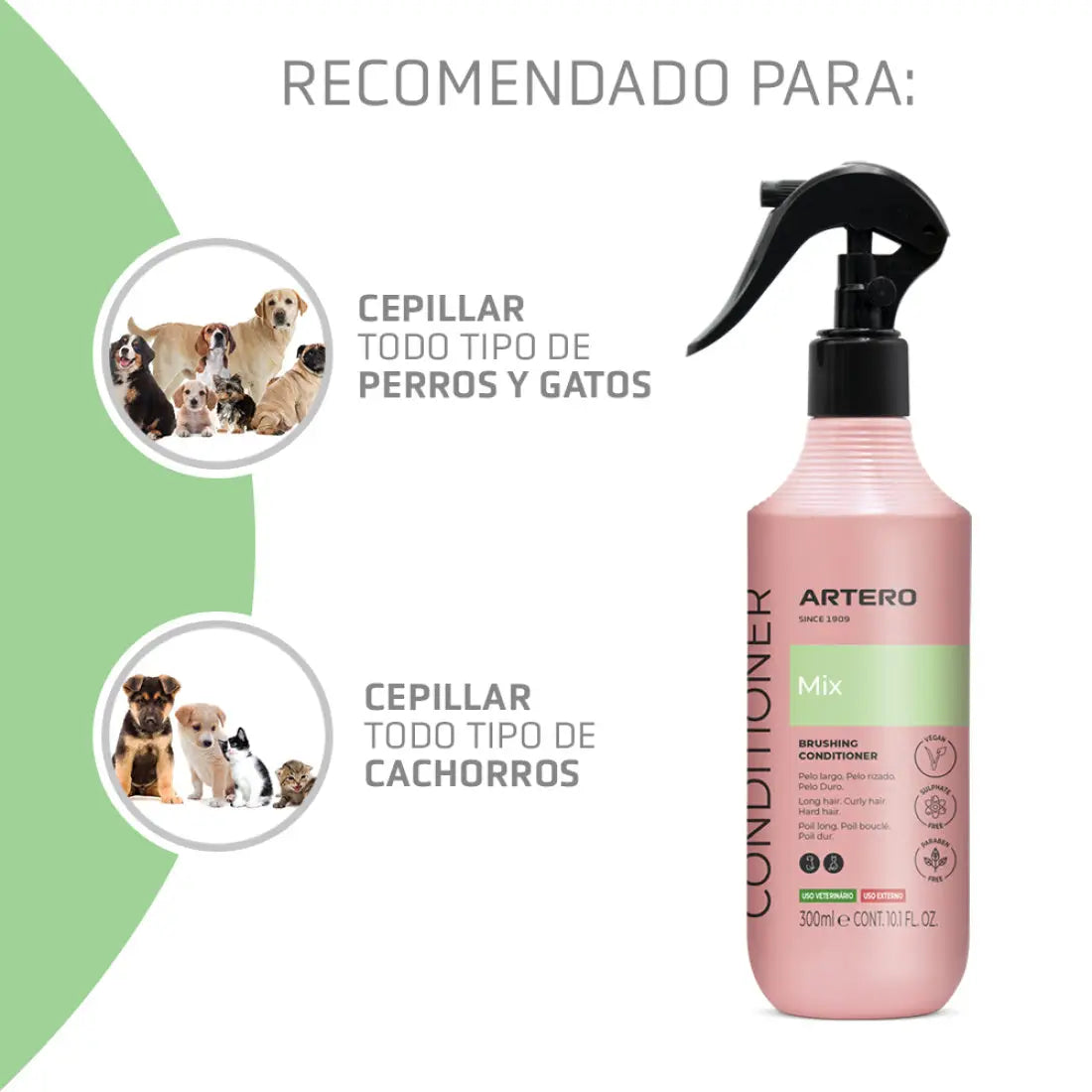 Artero Acondicionador Mix Multifase Spray 250 ml ARTERO