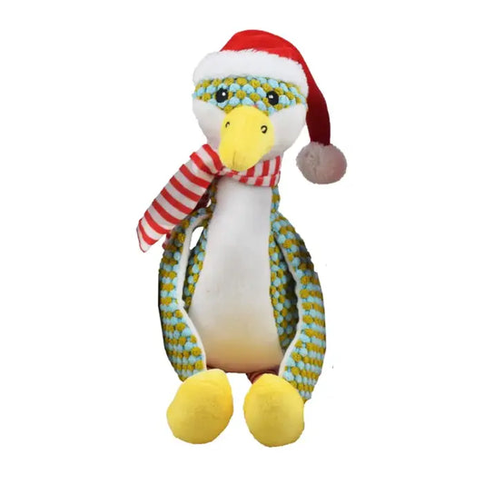 Juguete Perro Peluche Navidad Duck Azul 36 cm - Mejor Precio - Mascotas Ávila