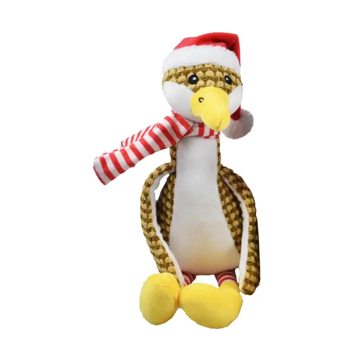 Juguete Perro Peluche Navidad Duck Marron 36 cm - Mejor Precio - Mascotas Ávila
