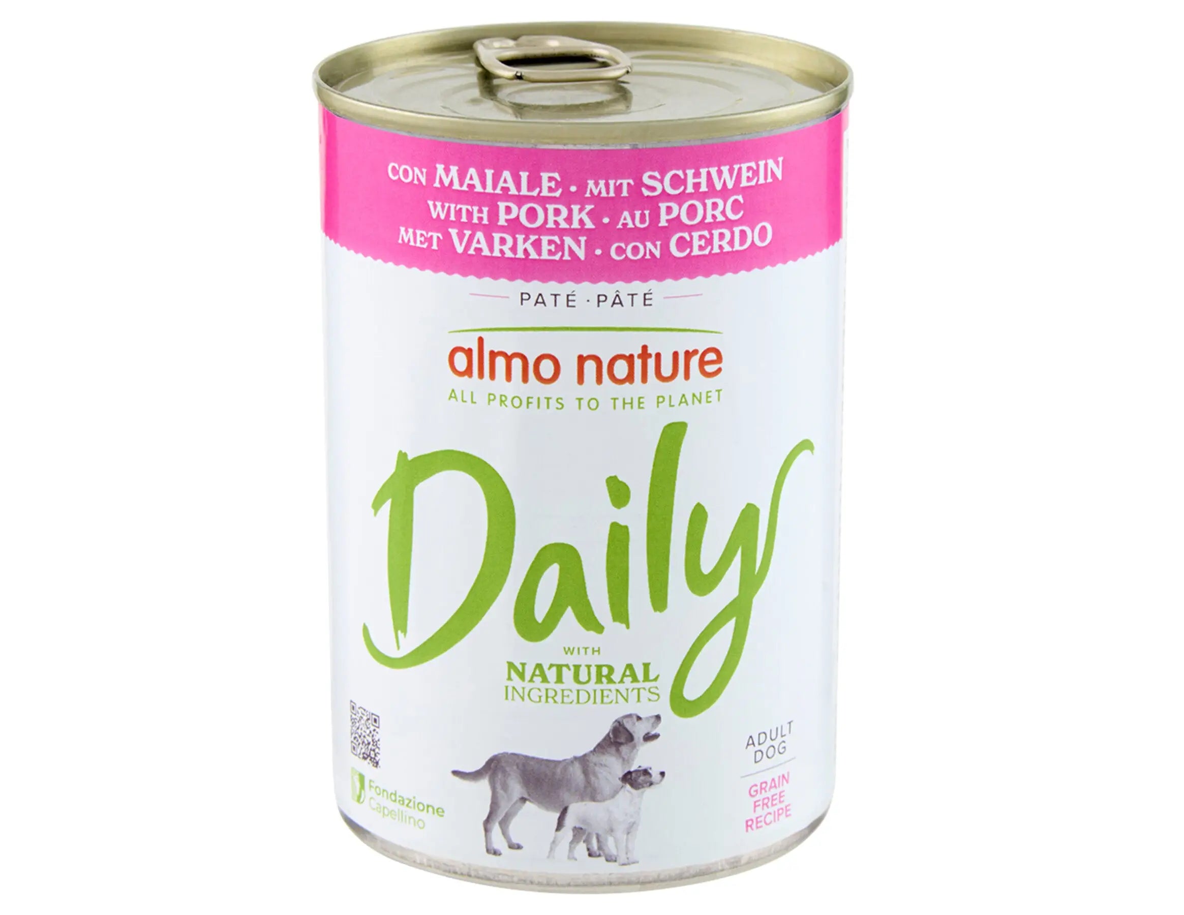 Almo Nature Dog húmedo Daily Lata Cerdo 400 g ALMO NATURE