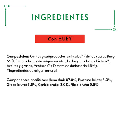 Gourmet Nature'S Creations Pure Buey y Tomate 5x10 g PURINA