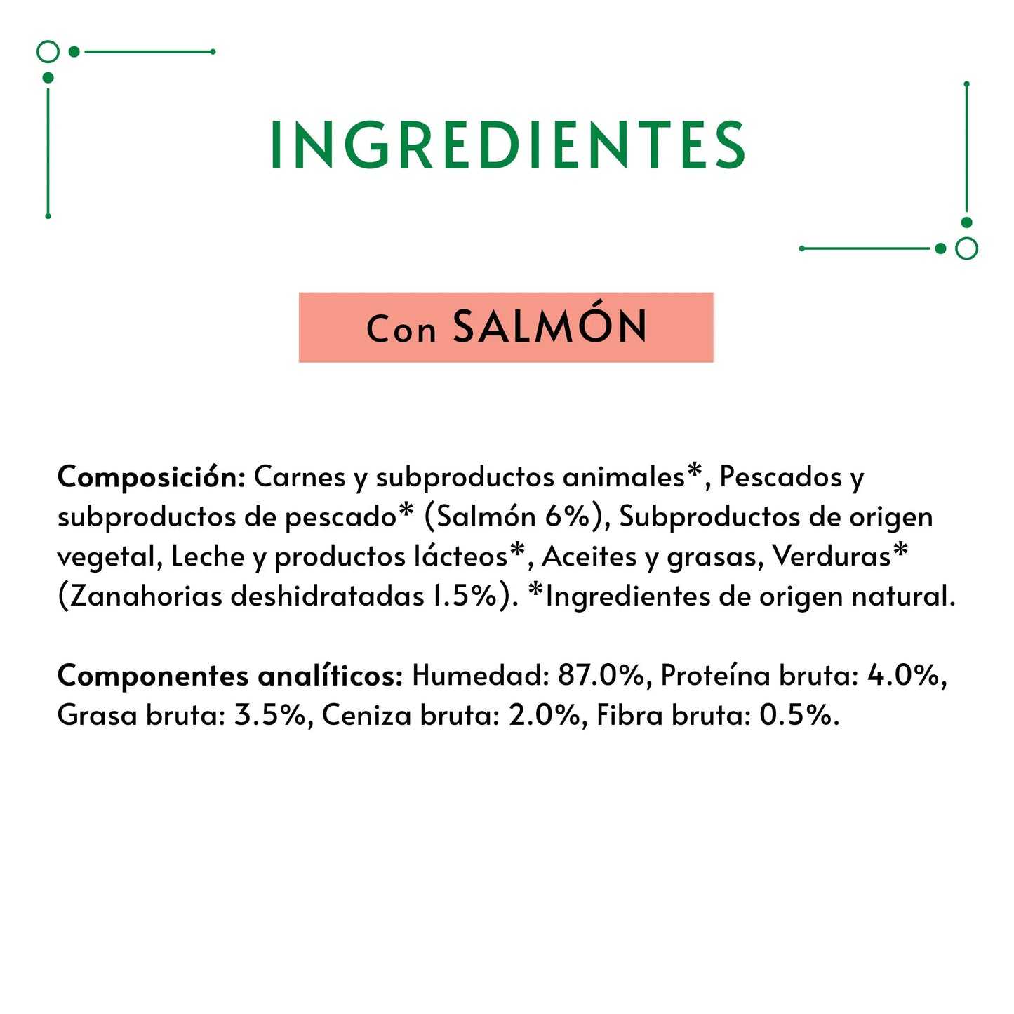 Gourmet Nature'S Creations Pure Salmón y Zanahoria 5x10 g PURINA