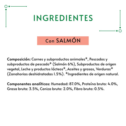 Gourmet Nature'S Creations Pure Salmón y Zanahoria 5x10 g PURINA