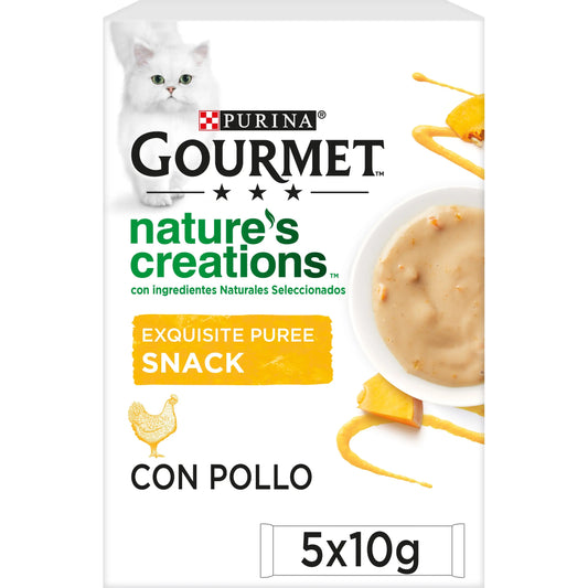 Gourmet Nature'S Creations Pure Pollo y Calabaza 5x10 g PURINA