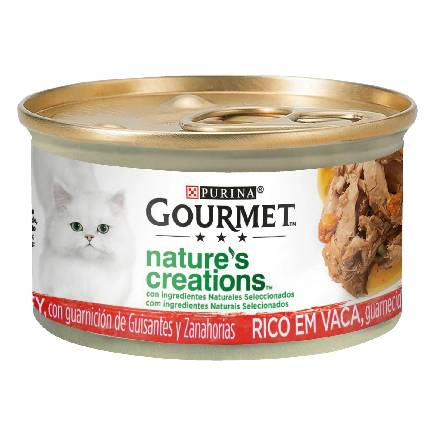 Gourmet Nature'S Creations Buey, Guisantes y Zanahoria 85 g PURINA