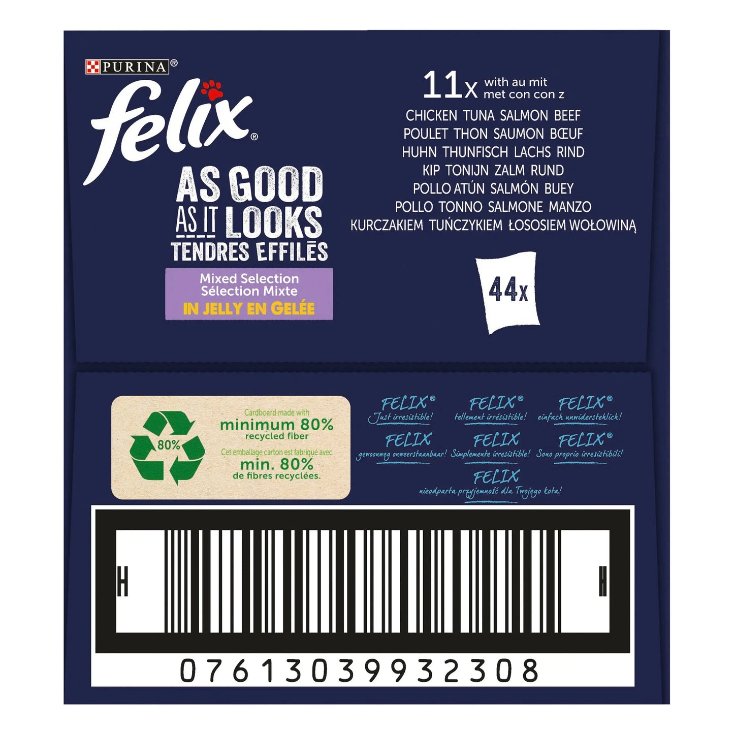Felix Fantastic Selección de Sabores En Gelatina Pack 44X85 g FELIX