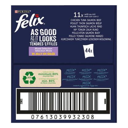 Felix Fantastic Selección de Sabores En Gelatina Pack 44X85 g FELIX
