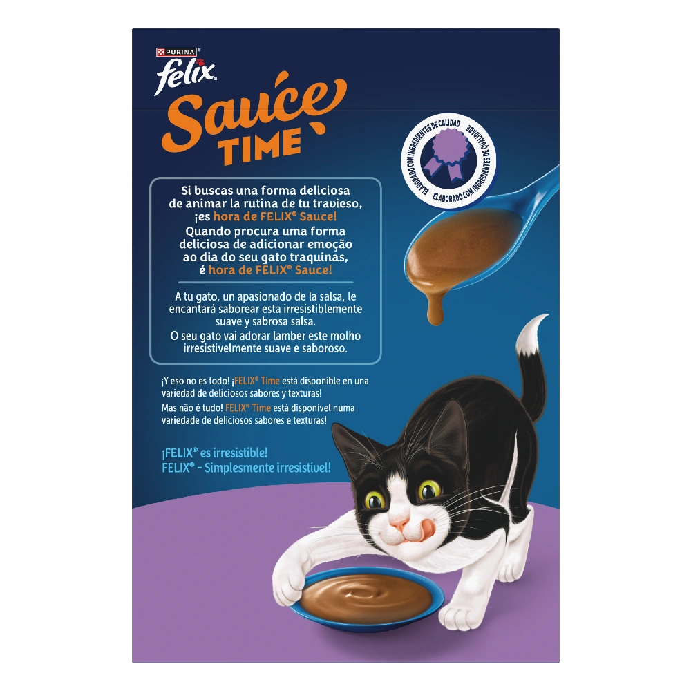 Felix Soup Time Original Sopa Mixta Comida Húmeda para Gatos Felix Mascotas-Ávila