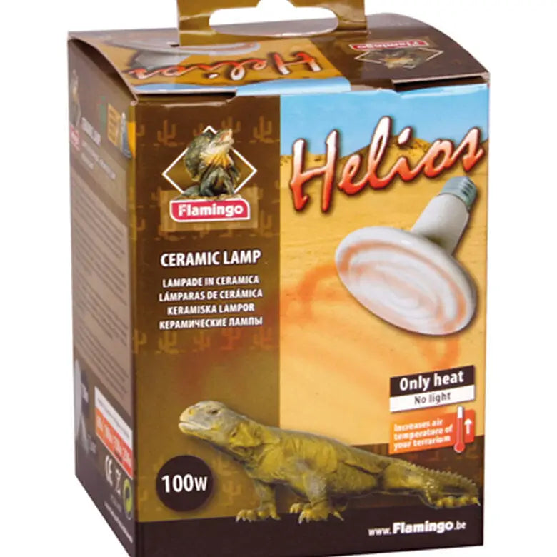 Flamingo Helios Lampara Ceramica Reptil - Mejor Precio - Mascotas Ávila