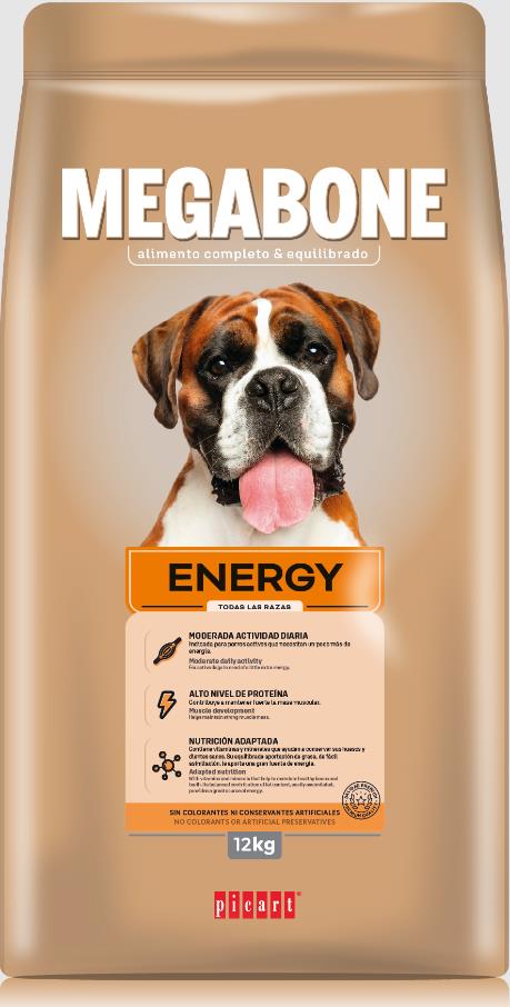 PICART MEGABONE DOG ENERGY 12KG
