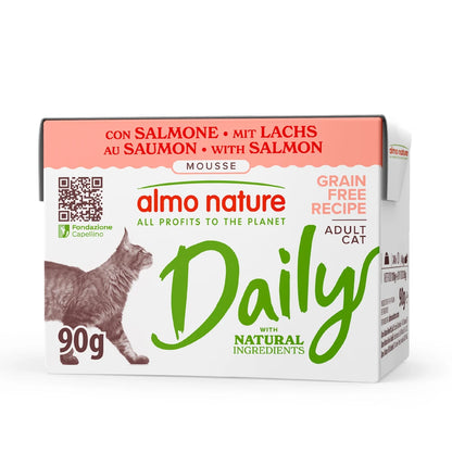 Almo Nature Daily Salmón Brick Comida Húmeda para Gatos ALMO NATURE Mascotas-Ávila