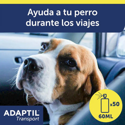 Adaptil Transport Spray Antiestrés para Perros 60 ml - Viajes, Transporte, Veterinario ADAPTIL