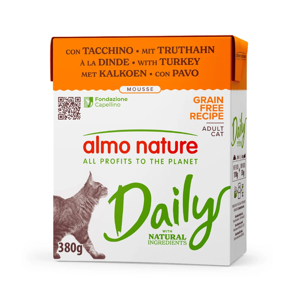 Almo Nature Daily Pavo Brick Comida Húmeda para Gatos ALMO NATURE Mascotas-Ávila