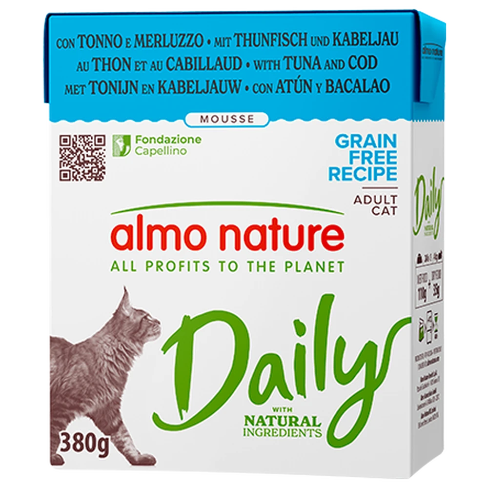 Almo Nature Daily Atún y Bacalao Brick Comida Húmeda para Gatos ALMO NATURE Mascotas-Ávila
