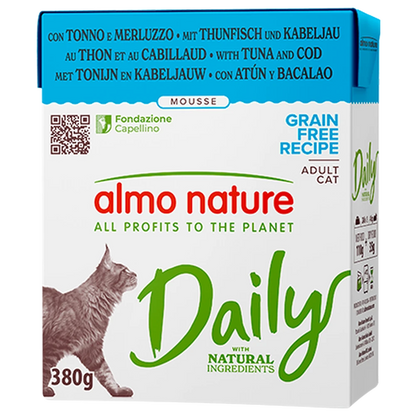 Almo Nature Daily Atún y Bacalao Brick Comida Húmeda para Gatos ALMO NATURE Mascotas-Ávila