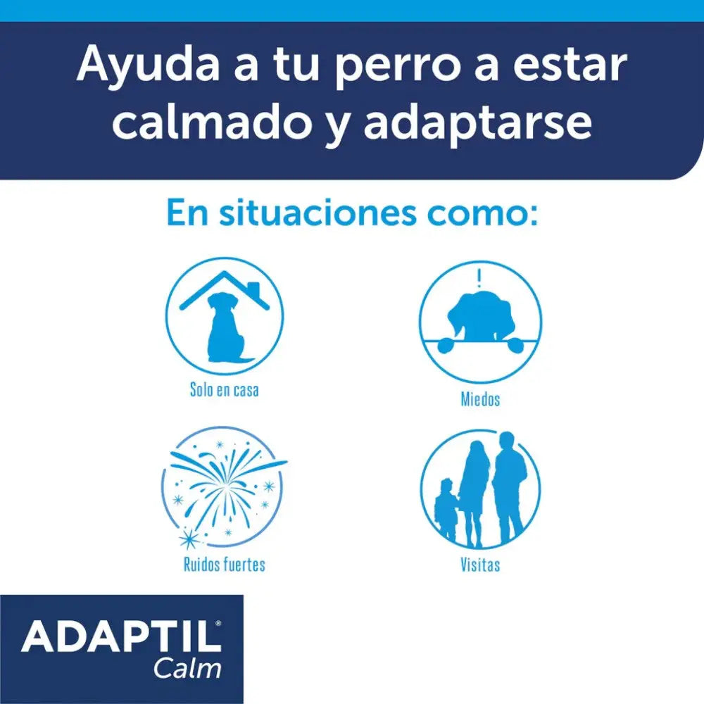 Adaptil Calm Difusor + Recambio 48 ml Reduce el Estrés en Perros ADAPTIL