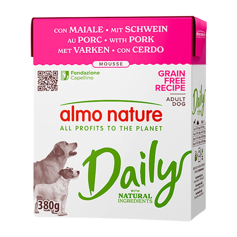 Almo Nature Daily Cerdo Brick Comida Húmeda para Perros ALMO NATURE Mascotas-Ávila