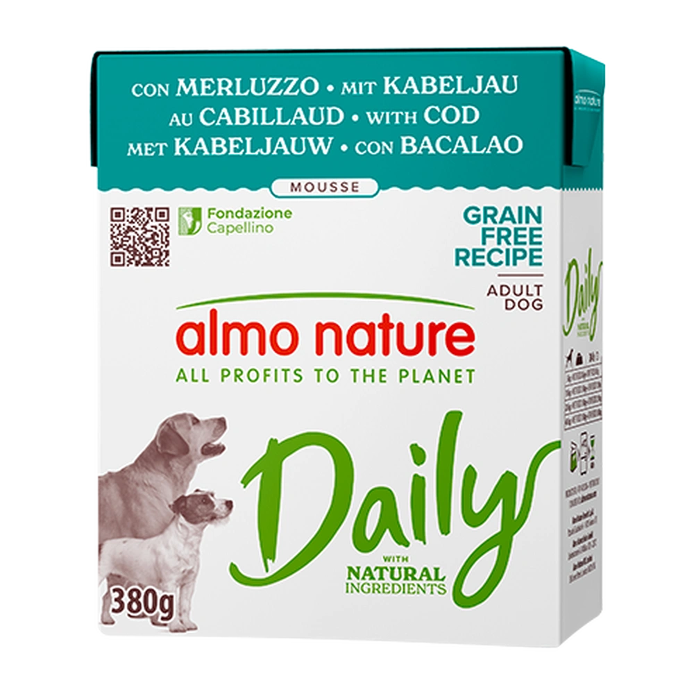 Almo Nature Daily Bacalao Brick Comida Húmeda para Perros ALMO NATURE Mascotas-Ávila