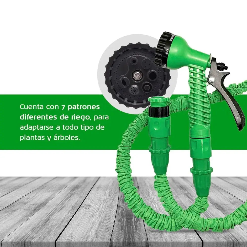 Manguera Extensible Xpansy Basic Verde 15 metros AQUA CONTROL