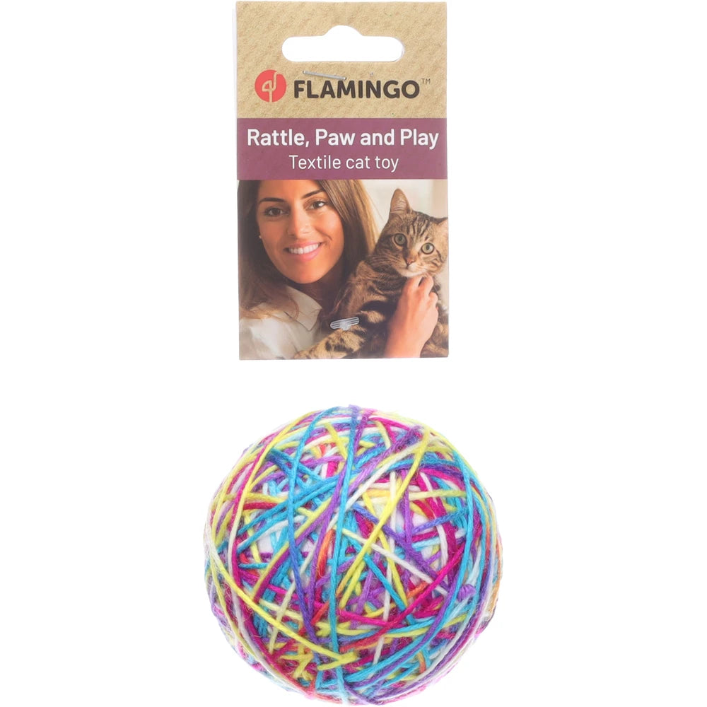 Flamingo Juguete Abir Pelota de Hilos para Gatos FLAMINGO Mascotas-Ávila
