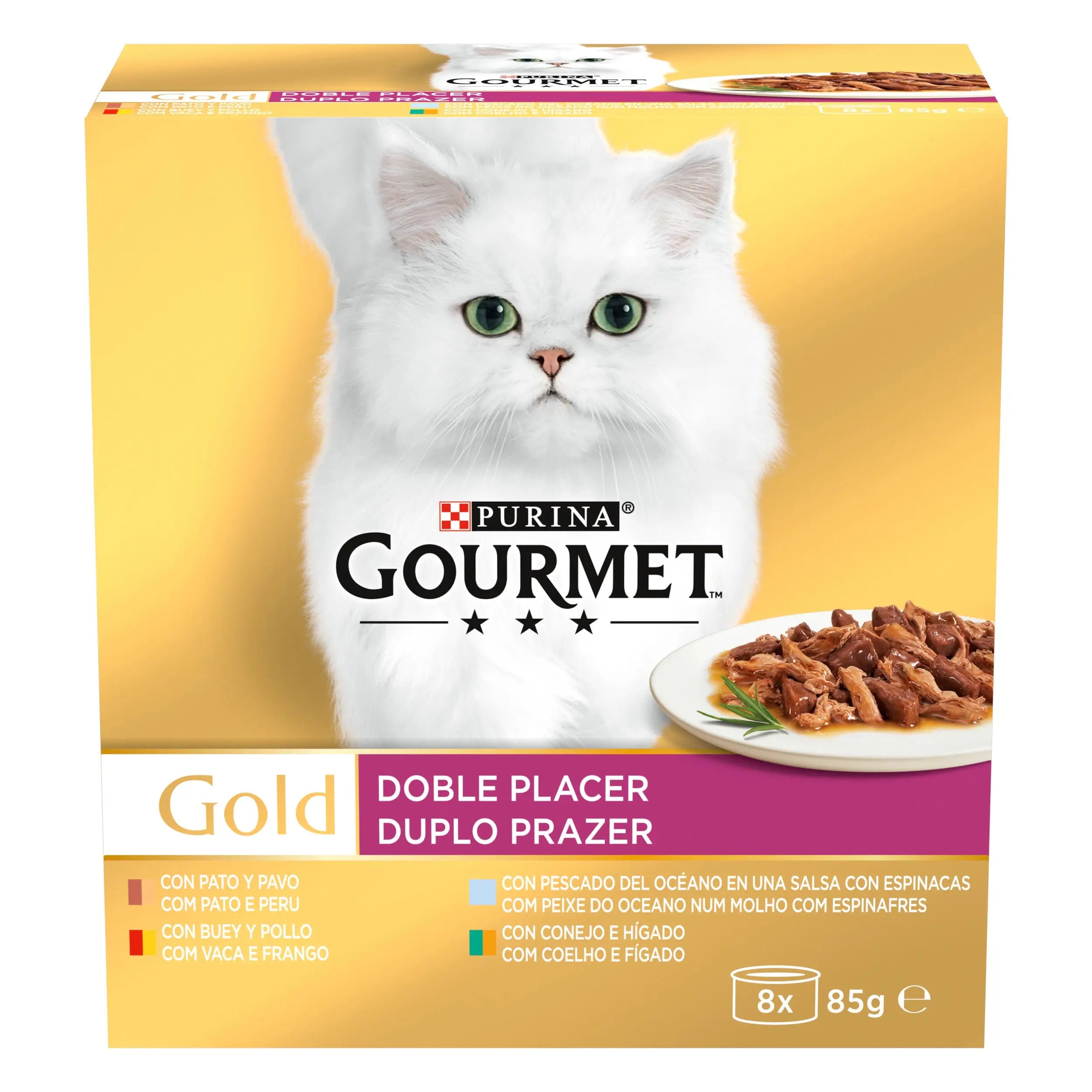 Gourmet Gold Doble Placer Pack Surtido Pack 8X85 g PURINA