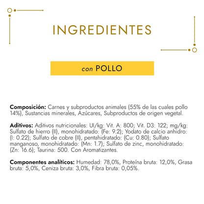Gourmet Gold Terrine Pollo 85 g PURINA
