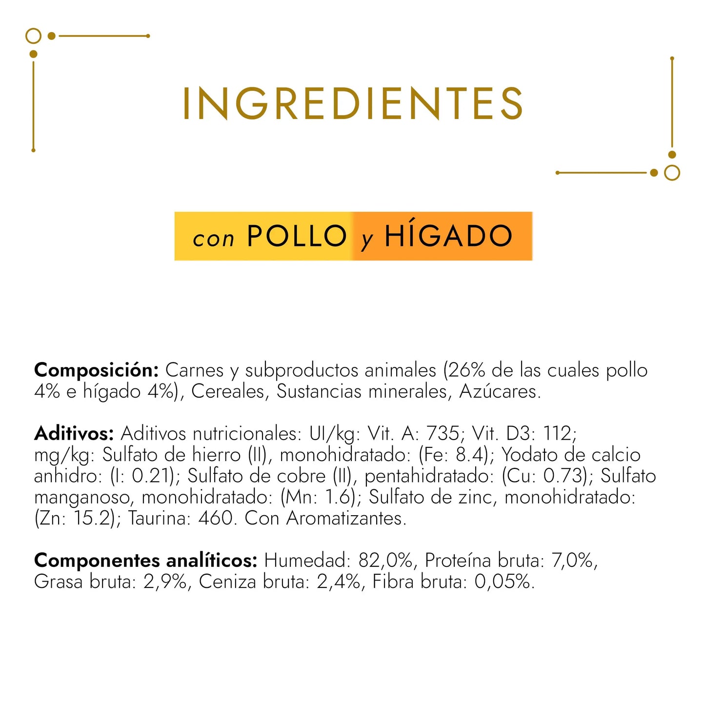 Gourmet Gold Bocaditos Pollo y Hígado 85 g PURINA