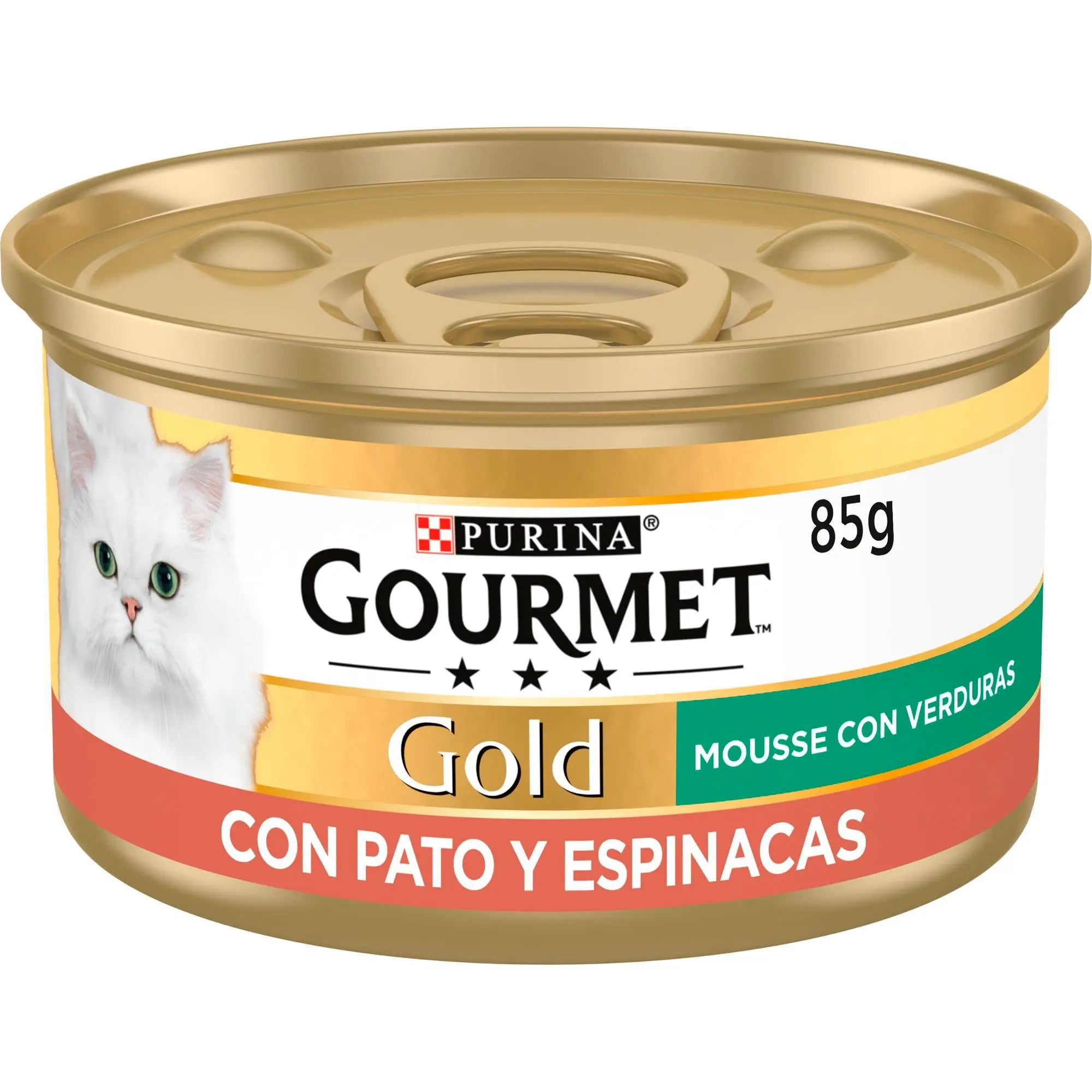 Gourmet Gold Mousse Pato y Espinaca 85 g PURINA