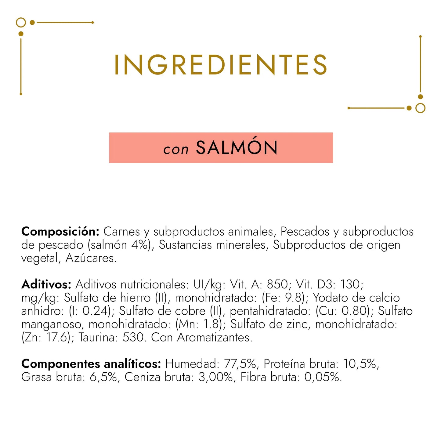 Gourmet Gold Mousse Salmón 85 g PURINA