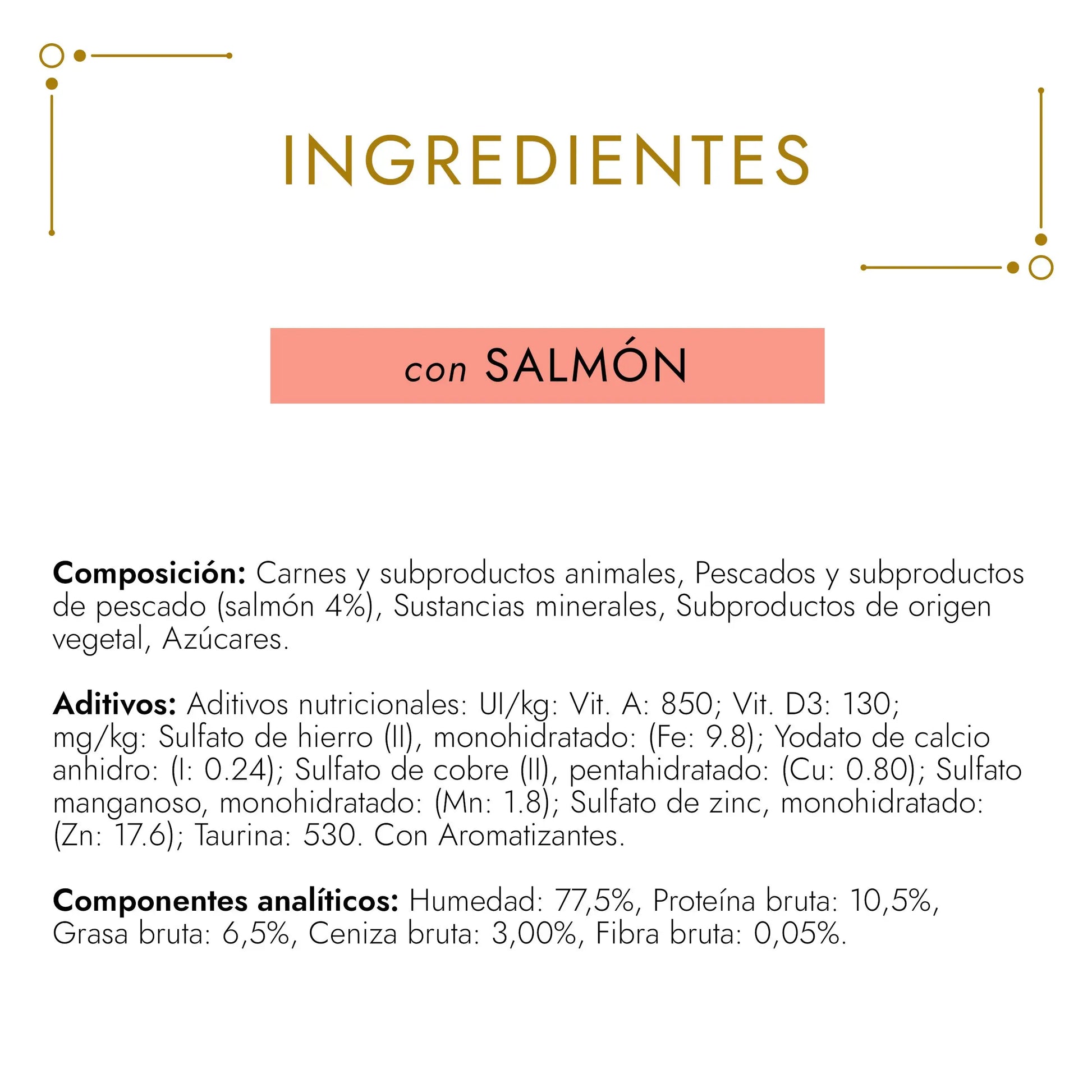 Gourmet Gold Mousse Salmón 85 g PURINA