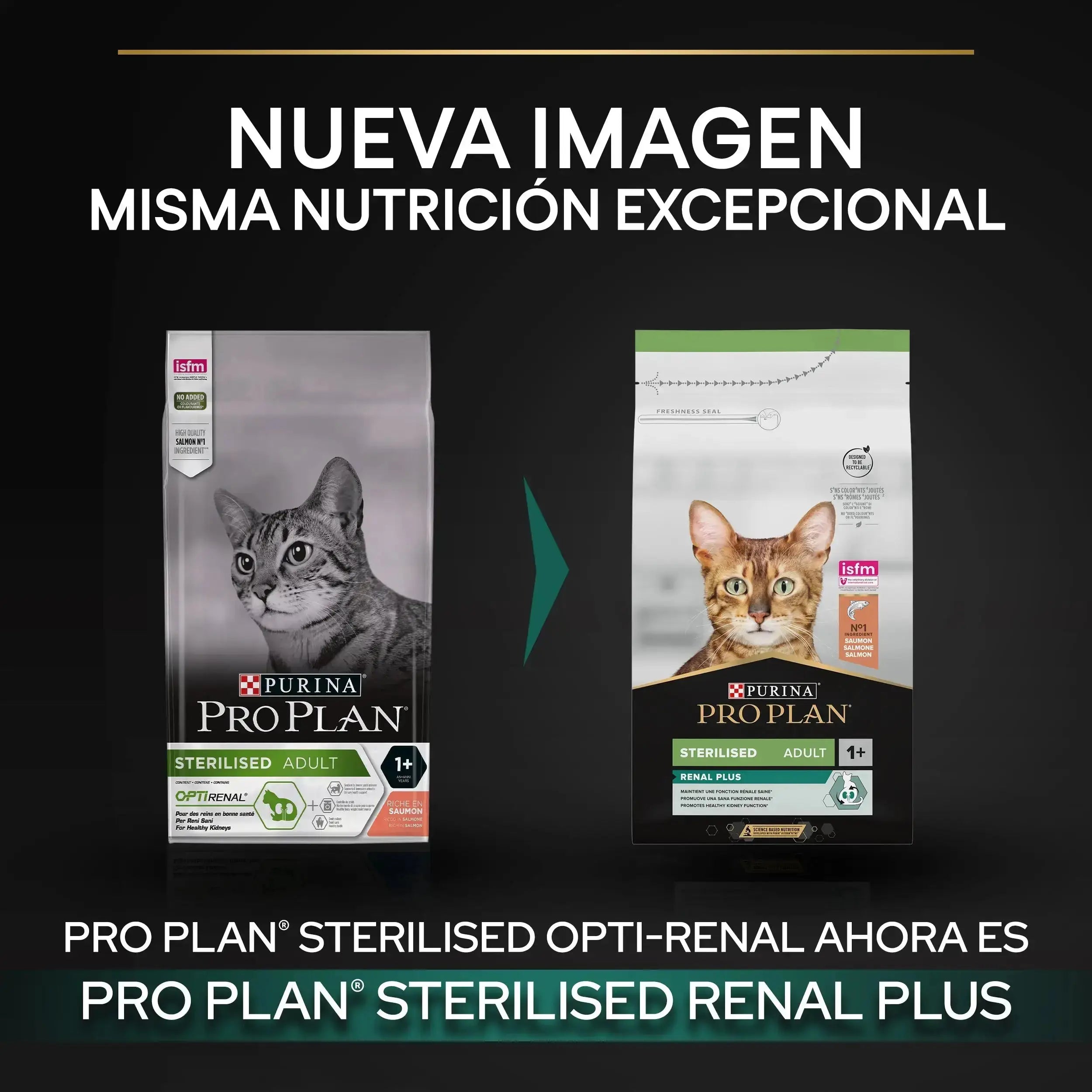 Pro Plan Cat Sterilized Adult Renal+ Salmón 3 kg PURINA