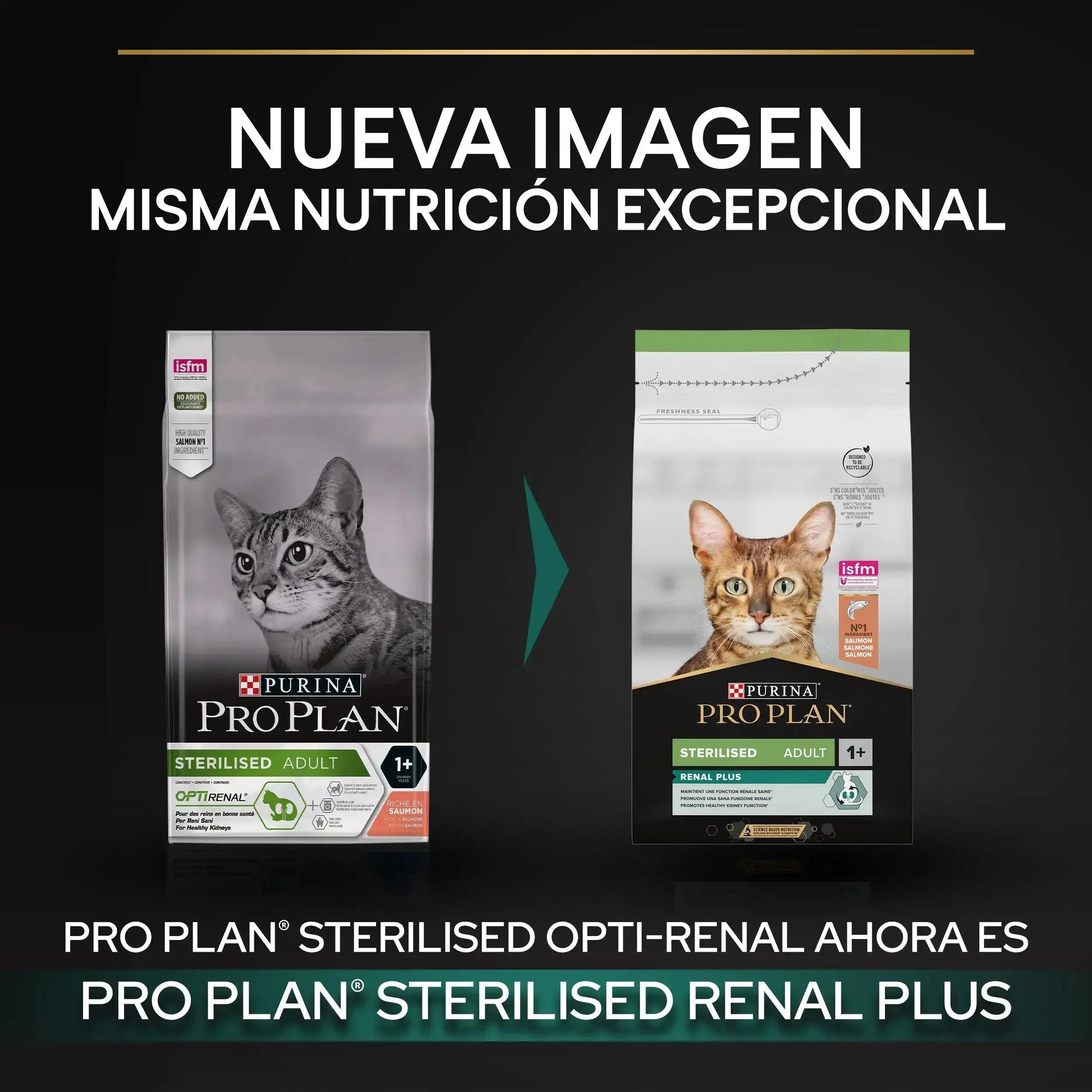 Pro Plan Cat Sterilized Adult Renal+ Salmón 3 kg PURINA