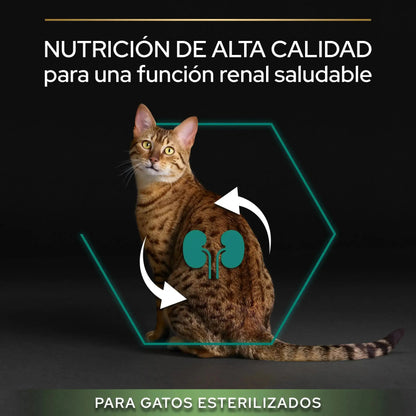 Pro Plan Cat Sterilized Adult Renal+ Salmón 3 kg PURINA