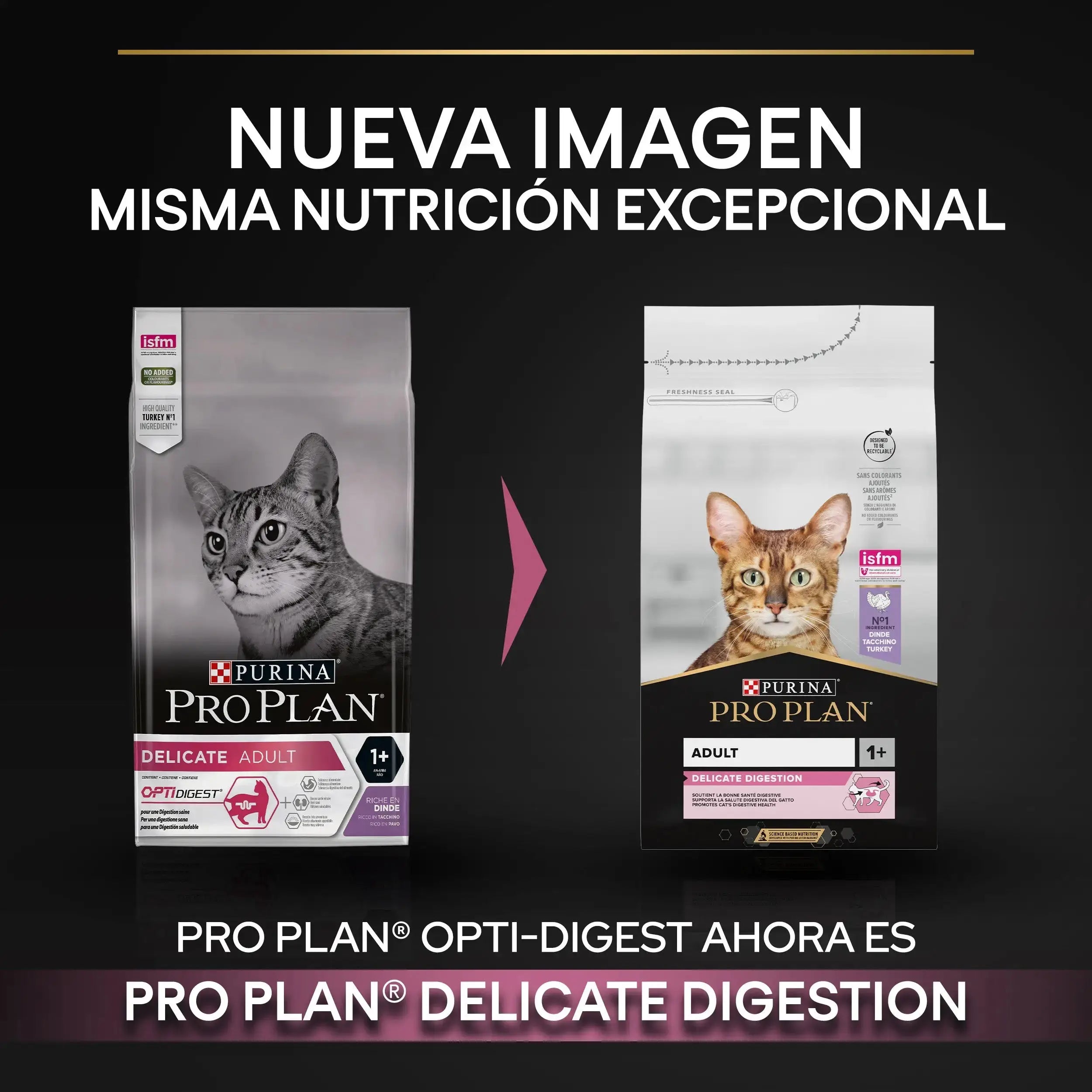 Pro Plan Cat Adult Delicate Digest Pavo 3 kg PURINA