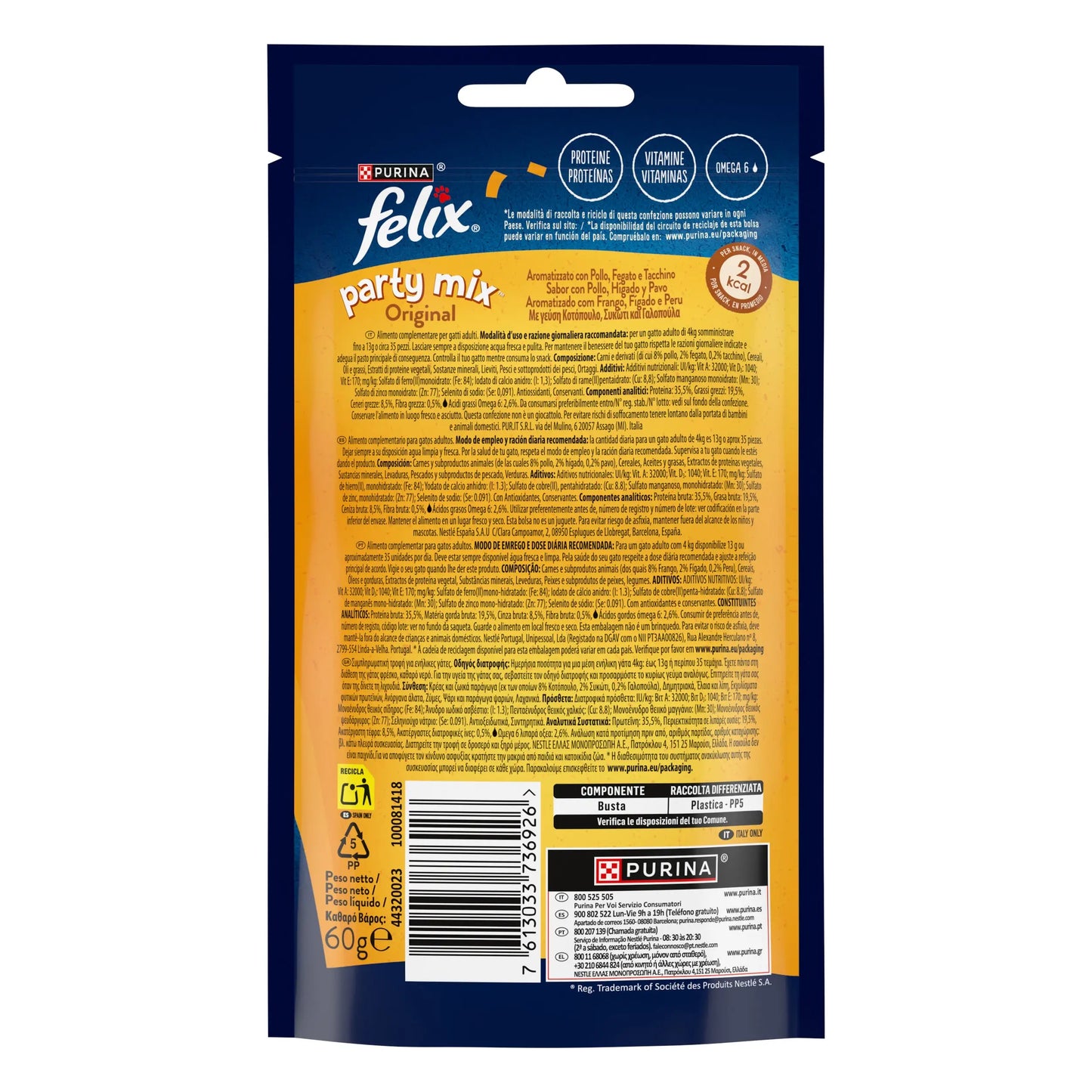 Felix Party Mix Original Mix 60 g FELIX