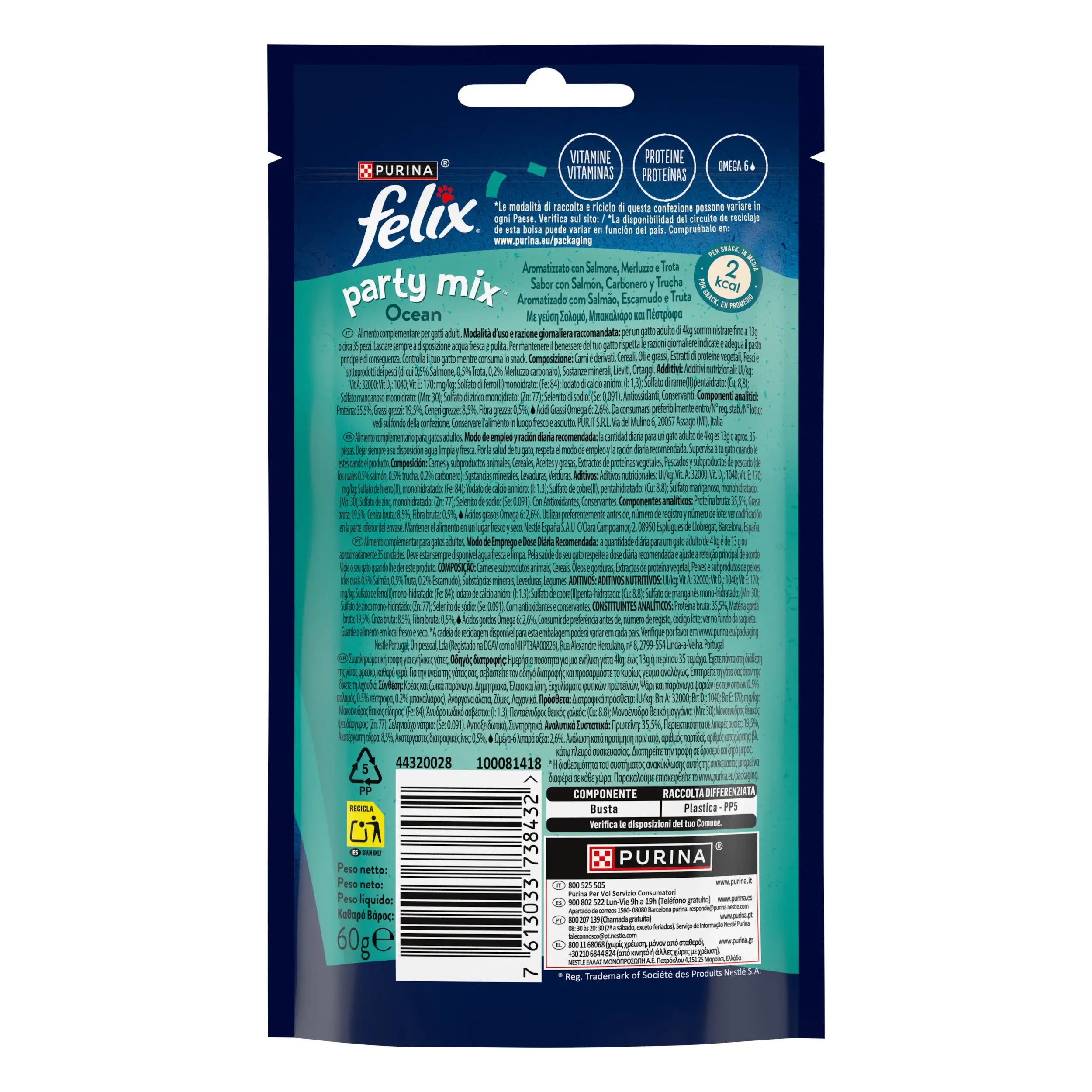 Felix Party Mix Ocean Mix 60 g FELIX