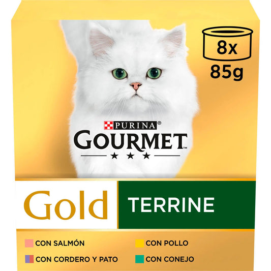 Gourmet Gold Terrine Pack Surtido Pack 8x85 g PURINA