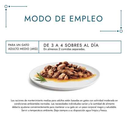 Gourmet Perle Duo En Salsa Pack 4X85 g PURINA
